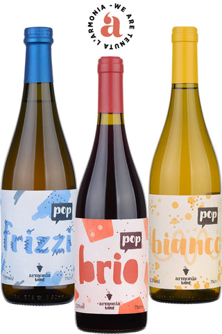 Box Selezione Vini Naturali - Tenuta L'Armonia: Frizzi Pop, Bianco Pop, Brio Pop